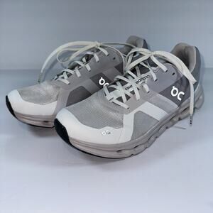 On Cloud Cloudrunner Women's Running Shoes Sneakers Size 10.5 White & Gray